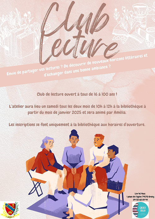 Affiche club lecture500pxls