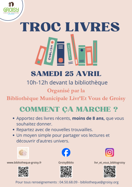 Affiche Troc livres nouvelle charte